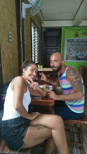 From Italy at B-Belle's Vegetarian Cuisine in El Nido