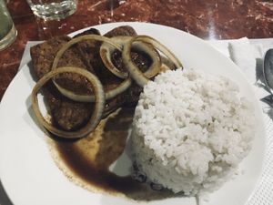 Tofu steak at B-Belle's Vegetarian Cuisine in El Nido