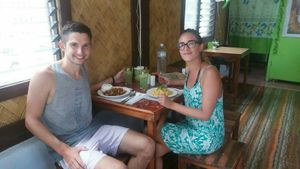 They kept coming back for more😊 at B-Belle's Vegetarian Cuisine in El Nido