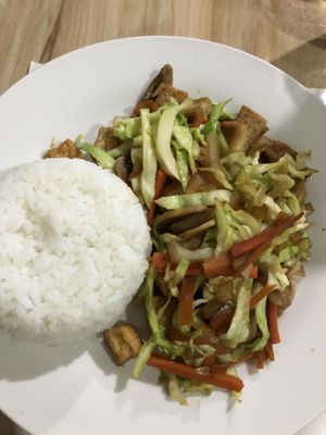 Cabbage with tofu  at B-Belle's Vegetarian Cuisine in El Nido