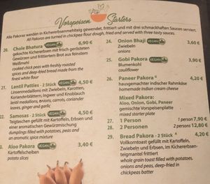 Vorspeisen  at Hari Moksh in Berlin