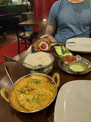 Main course at Hari Moksh in Berlin