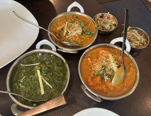 thali was not really thali-like...  at Hari Moksh in Berlin