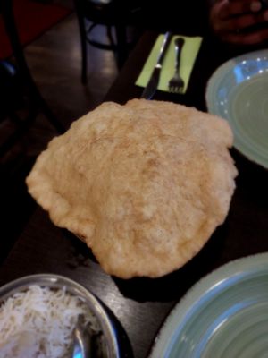 Bhatura vegan at Hari Moksh in Berlin
