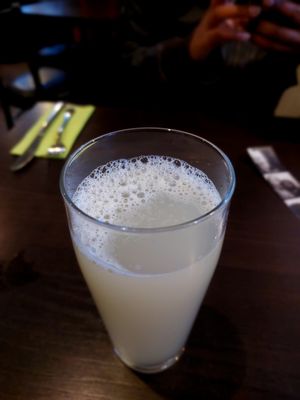 Lychee Saft at Hari Moksh in Berlin