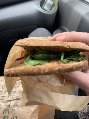 Veganer Sandwich  at Dean & David - Euro Plaza in Vienna