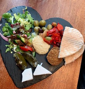   at Leila's Kitchen in Hebden Bridge