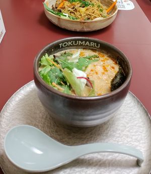 vegan tantan ramen at Tokumaru in Tartu