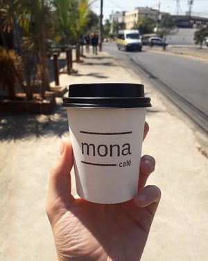 Coffee to go at Mona Café in Belo Horizonte