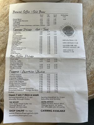 The V stands for Vegetarian, but some of the options can be easily modified.  at The Southern Grind in Orange Beach