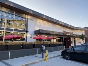 Front door and one patio at Trading Post Eatery in Abbotsford
