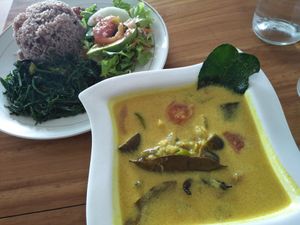 Eggplant curry at Dilicious in Dili