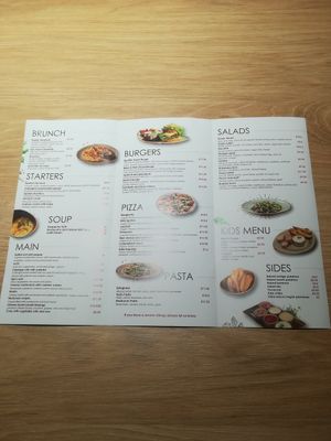 Menu at Vegan Spartan in Hemel Hempstead