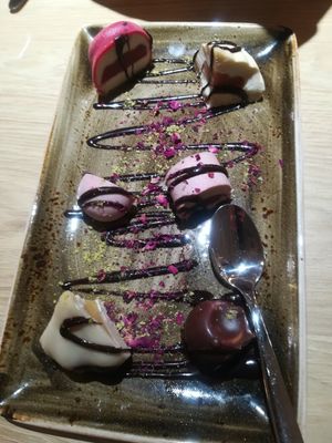 Small Dessert platter at Vegan Spartan in Hemel Hempstead