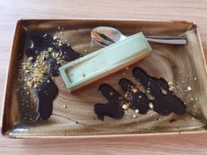 After eight dessert at Vegan Spartan in Hemel Hempstead