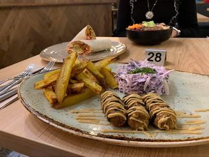 Vegan Romanian Mici at Vegan Spartan in Hemel Hempstead