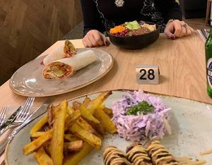 Vegan shaorma at Vegan Spartan in Hemel Hempstead