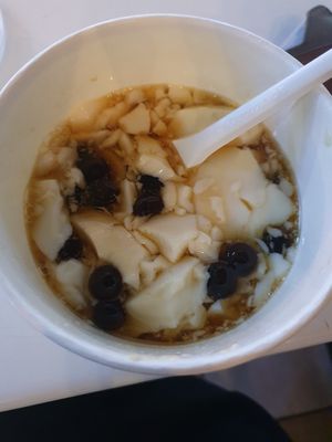Soy pudding (silken tofu) with syrup and pearls. I forgot to take the photo before I started eating! at Sweet Dessert Shop in Sunnybank