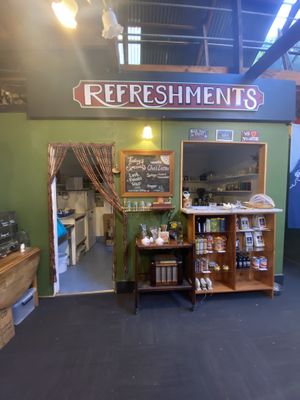 Tea options  at The Back Room in Thames