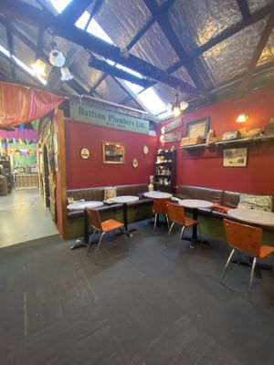 Seating  at The Back Room in Thames