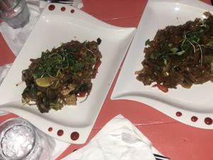 Drunken Noodles  at Khalan Thai in Aguadilla