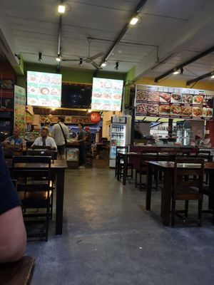 The falafel place at The Hummus Shack in Koh Phangan