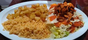 Enchiladas at Cascabel in Houston