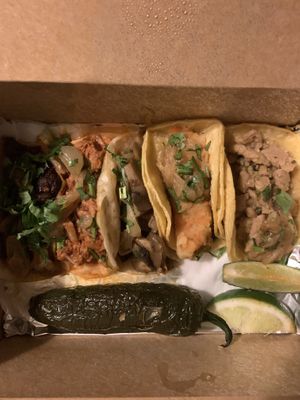 Taco Platter  at Cascabel in Houston