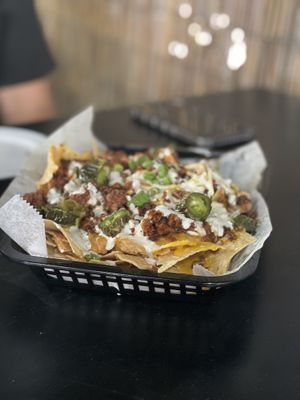 Nachos are good at Cascabel in Houston