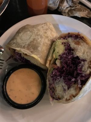 Baha burrito. The cauliflower is BOMB at Cascabel in Houston