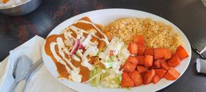 enchiladas at Cascabel in Houston