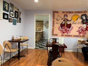 Very neat inside. Warming and inviting with cool music   at Cascabel in Houston