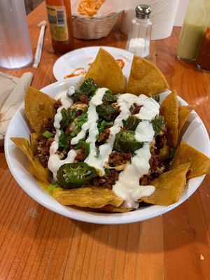 Beto’s Nachos! So amazing! at Cascabel in Houston