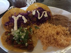 Taco trio at Cascabel in Houston
