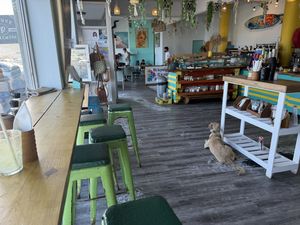 Inside the Cafe  at Hang Ten Cafe in Muizenberg