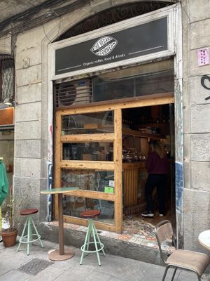Outside  at The Vegan Corner in Barcelona