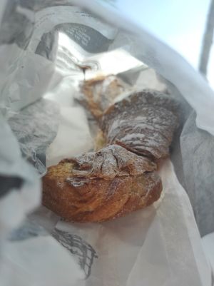 Chocolate croissant 🥐 at The Vegan Corner in Barcelona