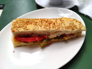 Foccacia at The Vegan Corner in Barcelona