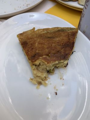 Tortilla de patata  at The Vegan Corner in Barcelona
