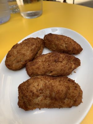 Croquettes  at The Vegan Corner in Barcelona