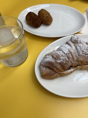 It’s never too early for croquetas…. 😁  at The Vegan Corner in Barcelona