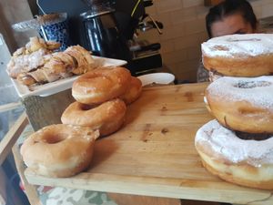 Doughnut at The Vegan Corner in Barcelona