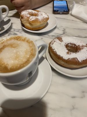 Chocolate filled doughnuts  at The Vegan Corner in Barcelona