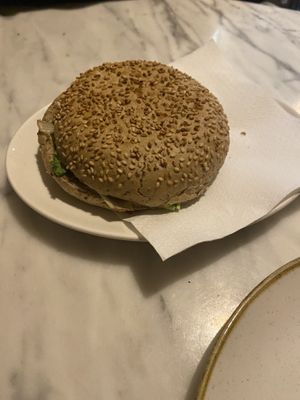 ‘Tuna’ sandwich    at The Vegan Corner in Barcelona