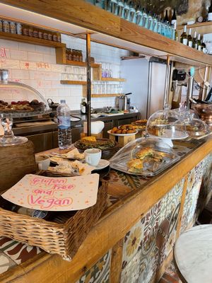 Vegan options  at The Vegan Corner in Barcelona