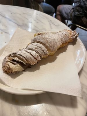 Vegan chocolade croissant  at The Vegan Corner in Barcelona