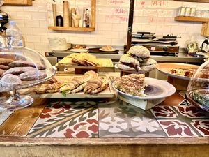 All the cake!   at The Vegan Corner in Barcelona