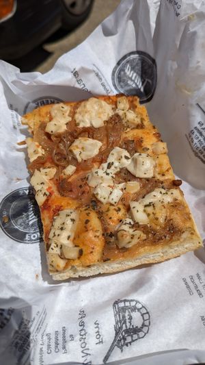 Focaccia at The Vegan Corner in Barcelona