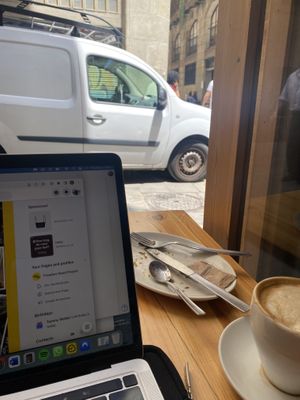 Food was too good to take a picture before I ate it   at The Vegan Corner in Barcelona