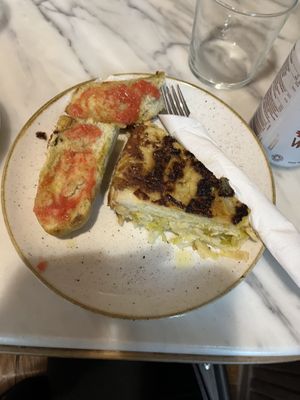 Potato and Leek Quiche!🤤🤤  at The Vegan Corner in Barcelona